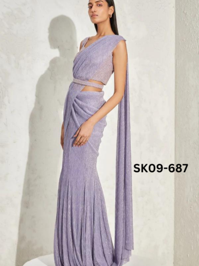 net dsgn lavender saree 3