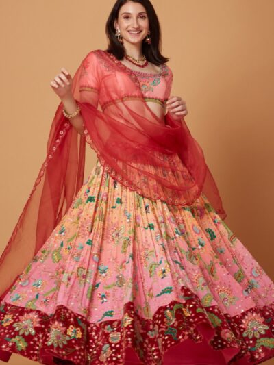 dreamy brownish pink lehenga