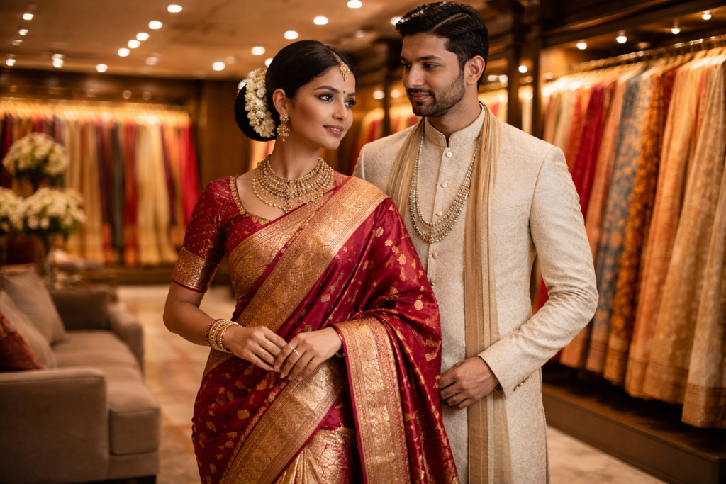 wedding dresses for bride and groom