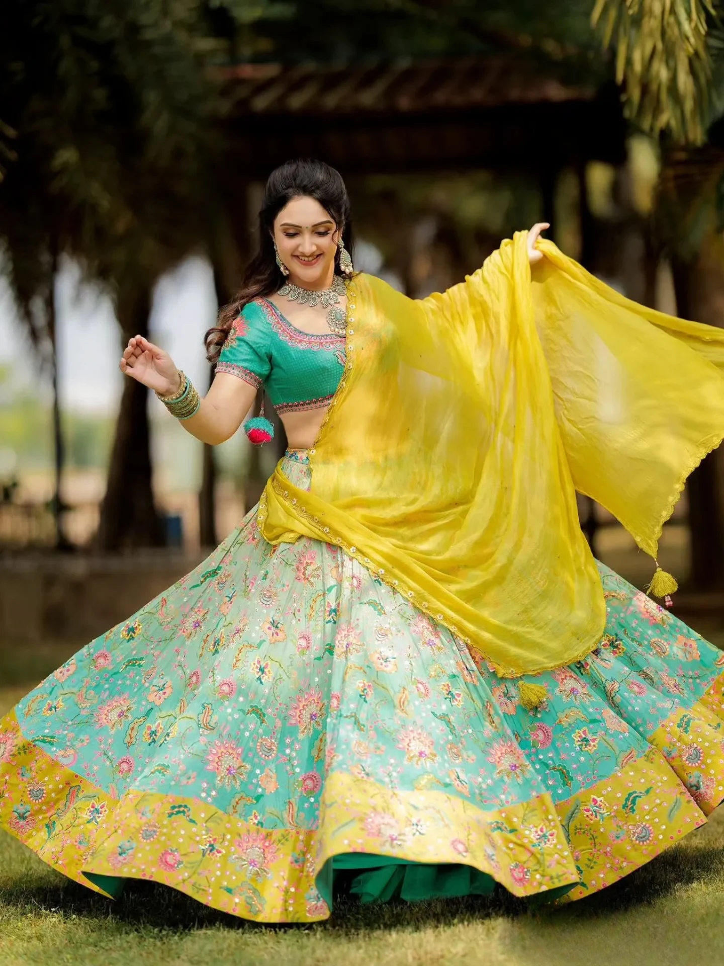 Bridal lehenga at a designer boutique hyderabad specializing in festive wear"