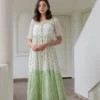 Mint Meadow Tiered Midi Dress
