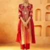 Scarlet Regal Embroidered Kurta Set