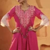 pink kurta set