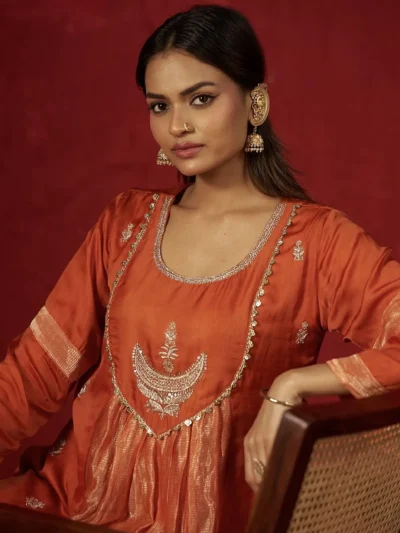 Orange Kurta Set (SG-KP-14)