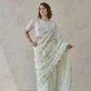 Pastel Garden Printed Saree Set