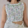 Floral Embroidered Sleeveless Blouse
