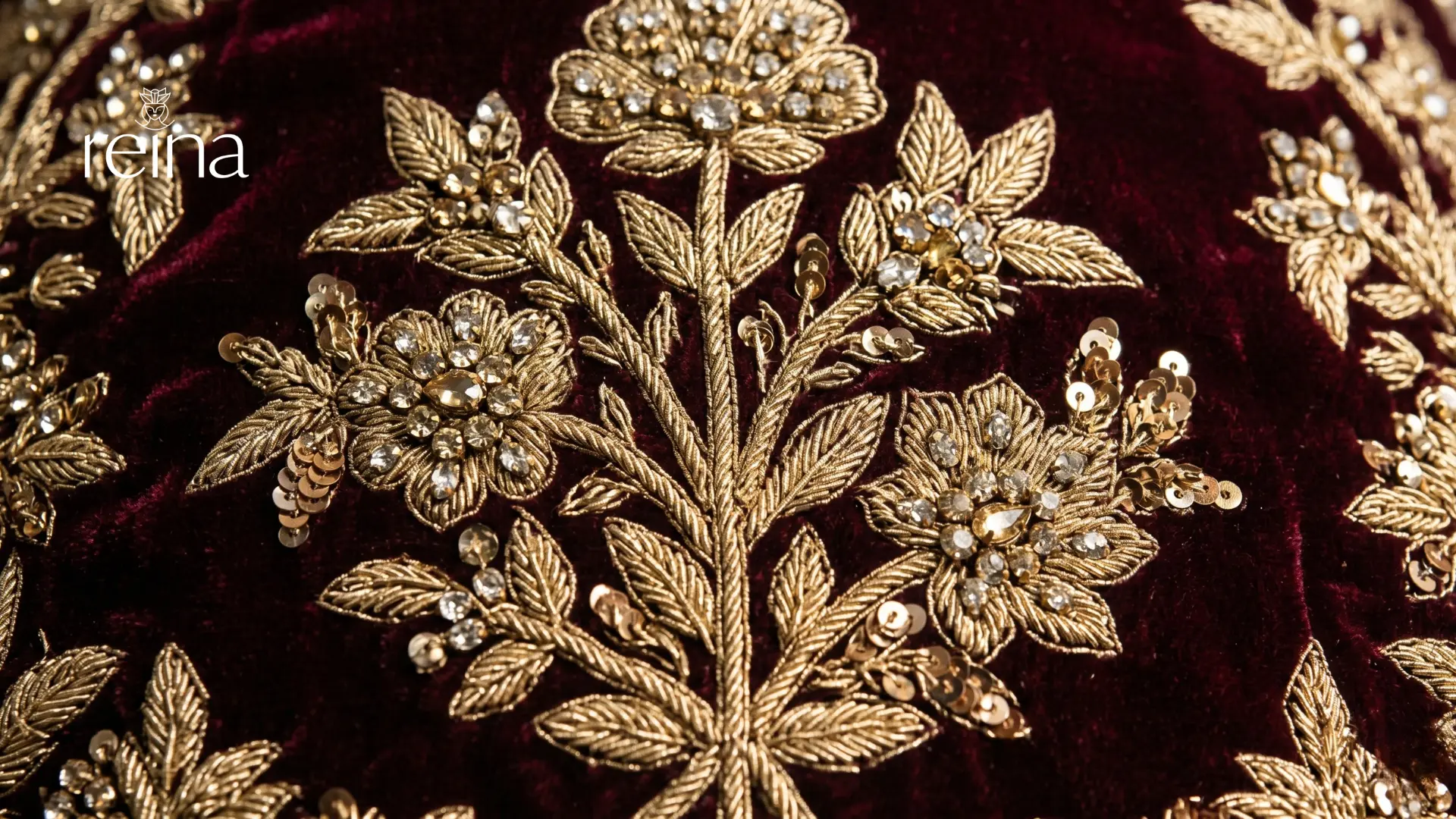 bridal lehenga embroidery detail wedding lehenga hyderabad