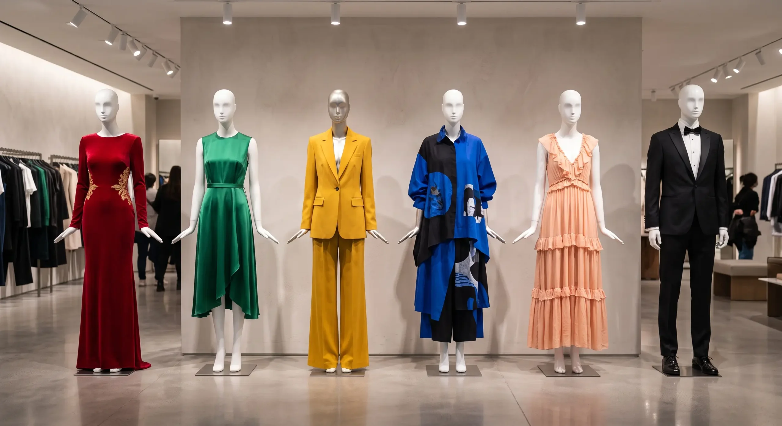 ulti designer store displaying collections from various fashion designers